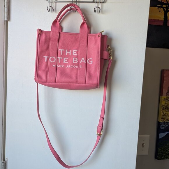 Marc Jacobs The Tote Bag Pink Handbag Purse - Picture 2 of 12